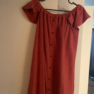 Madewell Off the Shoulder Dress